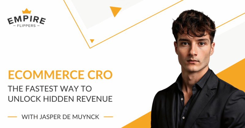 Ecommerce CRO: The Fastest Way to Unlock Hidden Revenue With Jasper de Muynck [Ep.195]